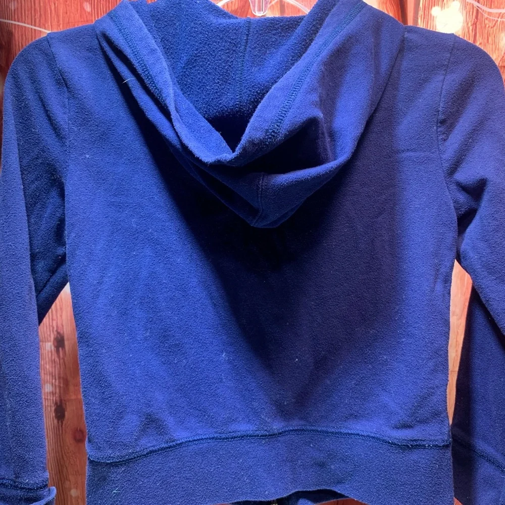 Justice Kids Navy Hoodie with Colorful Lettering
